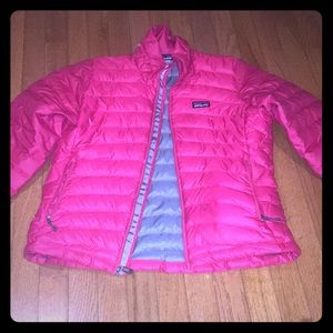 Pink paragonia jacket, size small